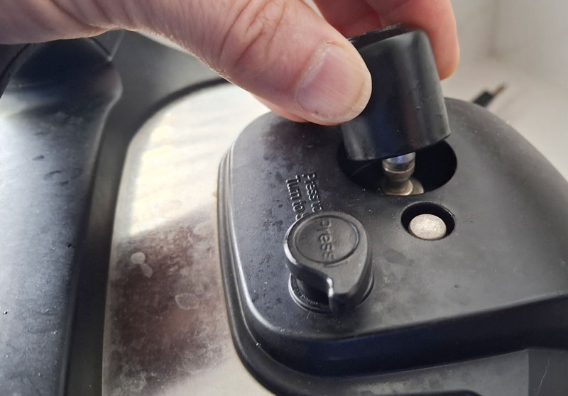 Step 2 - Set and Inspect the Steam Release Valve