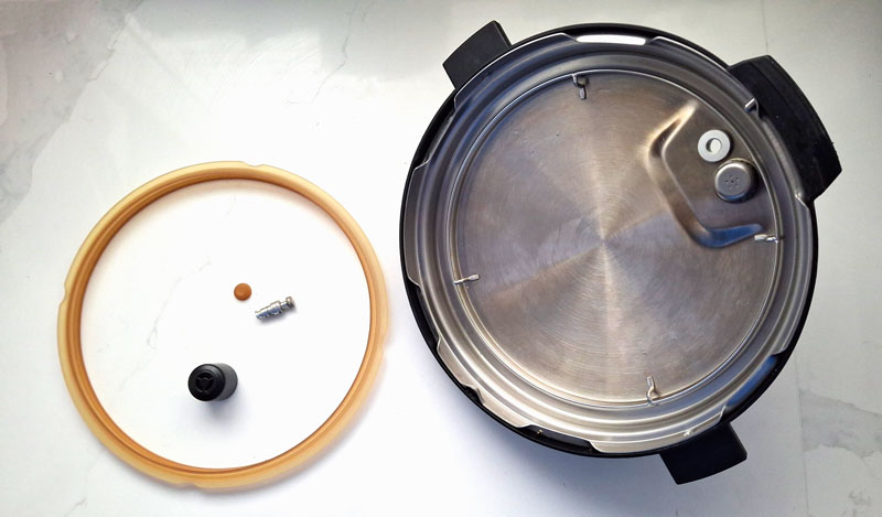 Over view of Instant Pot Parts